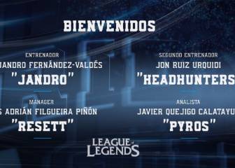 Movistar Riders presenta a su cuerpo técnico de LoL