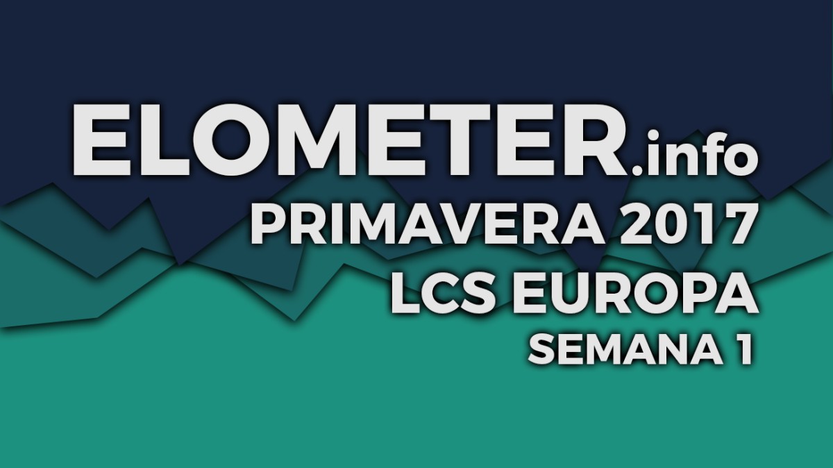 El ELOmeter llega a la LCS Europa.