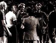 En 1981, el Bayern se fue  del campo en el minuto 44