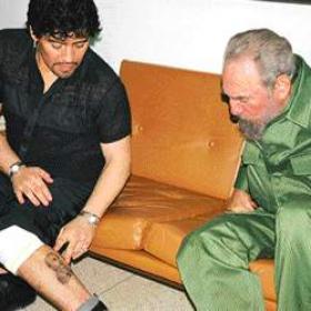 Maradona celebra con Fidel su 41 cumpleaños - AS.com