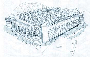 El Bernabéu cubierto estará hecho para 2008
