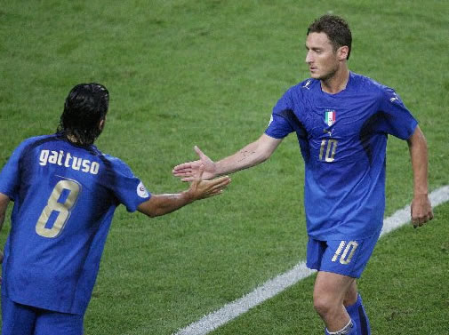 Totti considera "justa" su sustitución