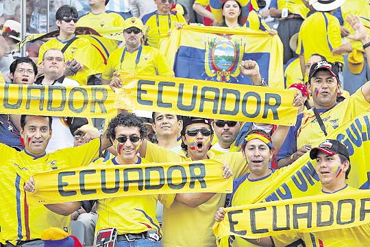 Ecuador teme el mal de altura: Beckham y Terry