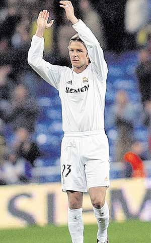 El Madrid quiere atar a Beckham hasta 2009