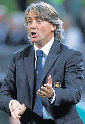 Moratti planea el relevo de Mancini en el Inter