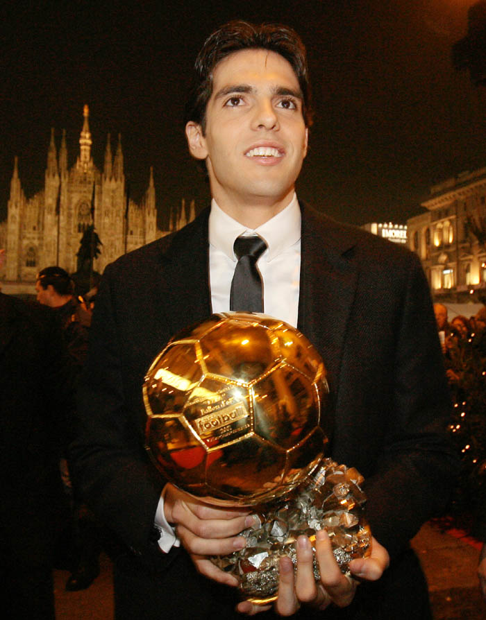 Resultado de imagen para kakÃ¡ balon de oro 2007