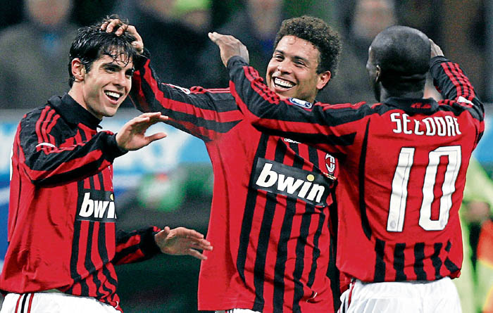 Ronaldo, Kaká y Pato son el Trío Maravilla del Milán