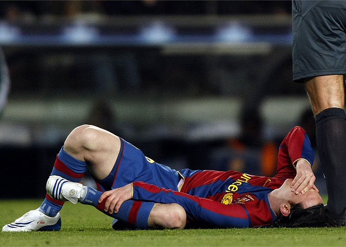 Messi vuelve a lesionarse en el bíceps femoral izquierdo