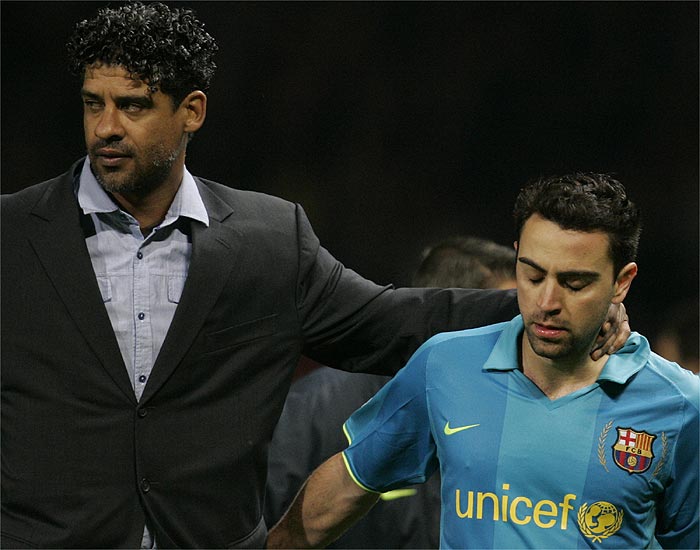 Xavi: "Los jugadores somos los culpables de que Rijkaard no siga"