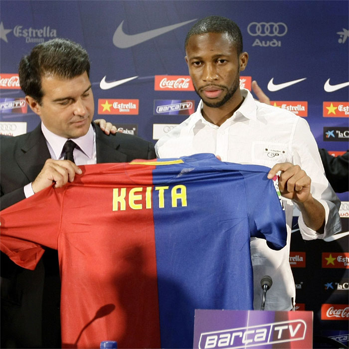 Keita: "Venir al Barça es un sueño hecho realidad"