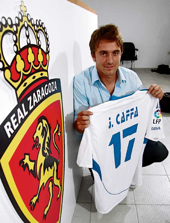 Juan Pablo Caffa se va un año cedido al Zaragoza