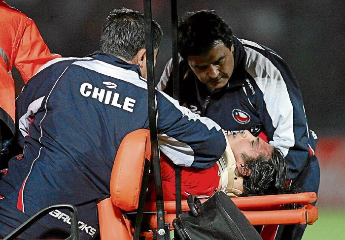 Mark González se lesionó con Chile