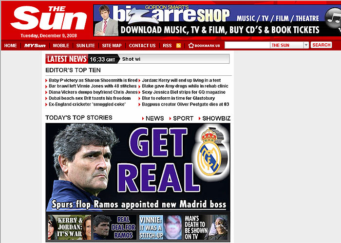 Los medios ingleses se sorprenden con la llegada al Madrid del "fracaso de los Spurs"