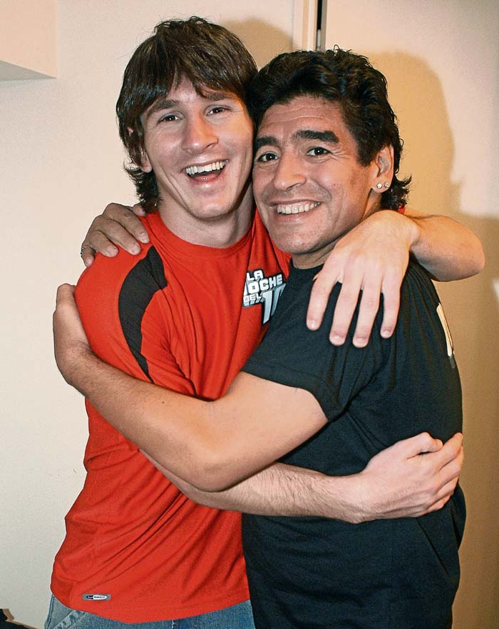 A la edad que hoy tiene Messi, Maradona aún estaba en Boca