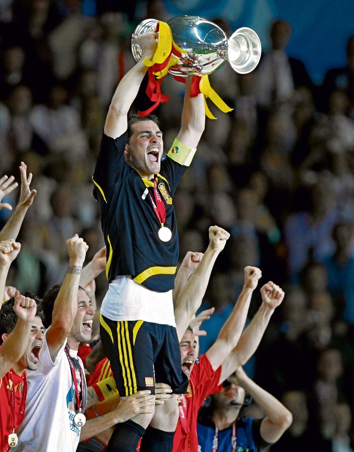 La 2007-08 fue su gran campaña: Liga, Zamora y Eurocopa