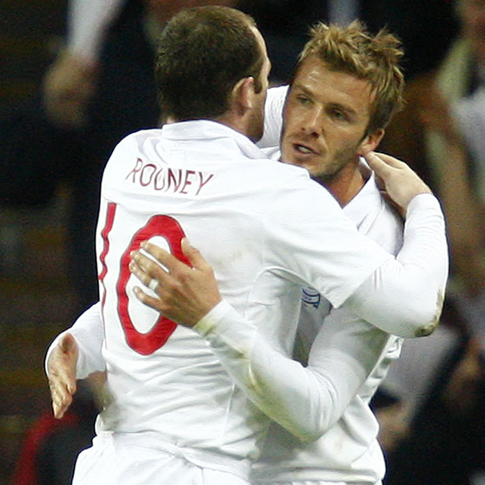 Beckham entra en la historia de la selección inglesa