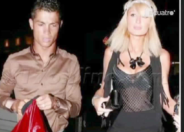 Ronaldo celebra su fichaje en compañía de Paris Hilton
