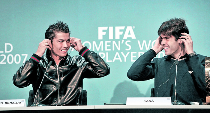 Florentino reúne a Cristiano y Kaká