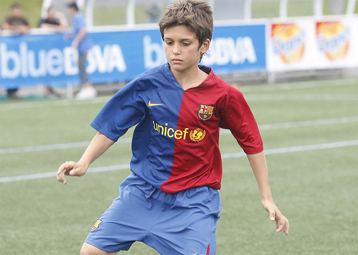 El hijo de Laporta, una de las estrellas del Barcelona