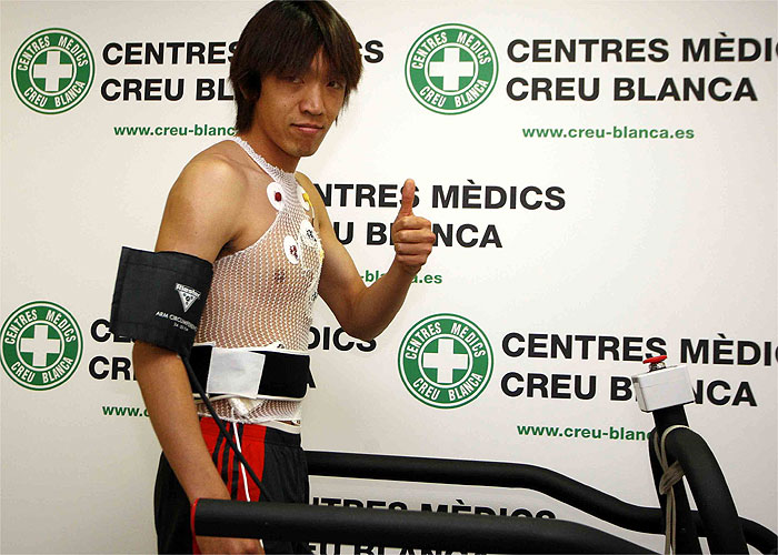 Nakamura demuestra una buena condición física en la revisión médica