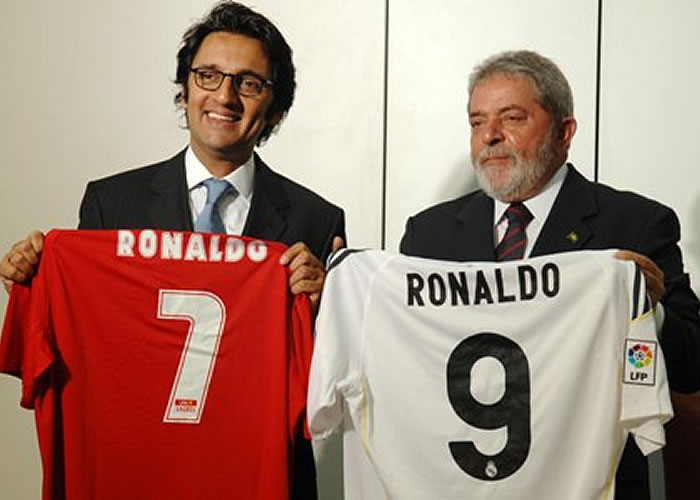 Cristiano y el Madrid ganan otro adepto: Lula da Silva