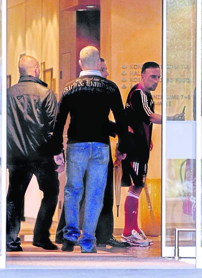 Ribéry se quedó en tierra y no viajó con el Bayern