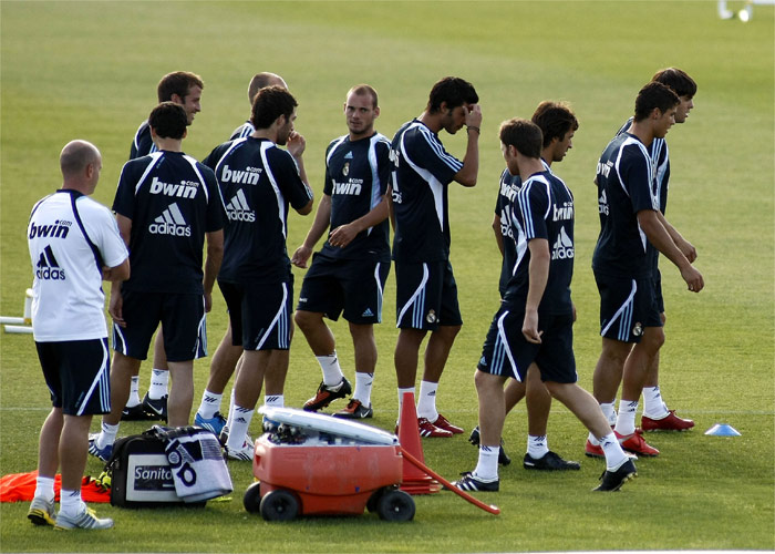 El Madrid se entrena con normalidad antes del arranque liguero