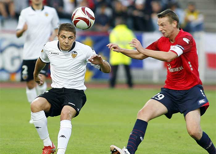 El Valencia se deja dos puntos en su visita al Lille
