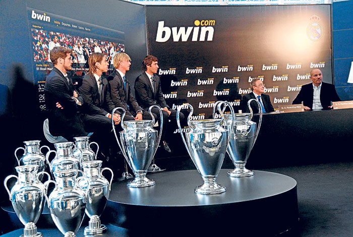 El Madrid recibirá 23 millones de Bwin por cada temporada