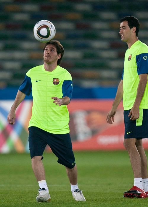 Messi: "Queremos ganar y hacer historia en el Barcelona y en el fútbol mundial"