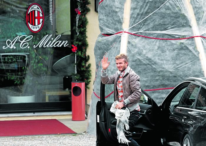 Beckham vuelve al Milán para estar en el Mundial