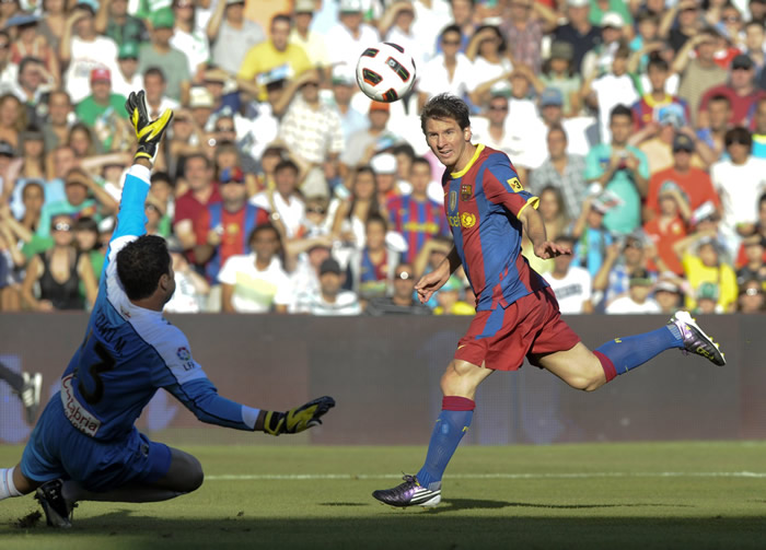 Messi: el día en que un niño marcó seis en una prueba