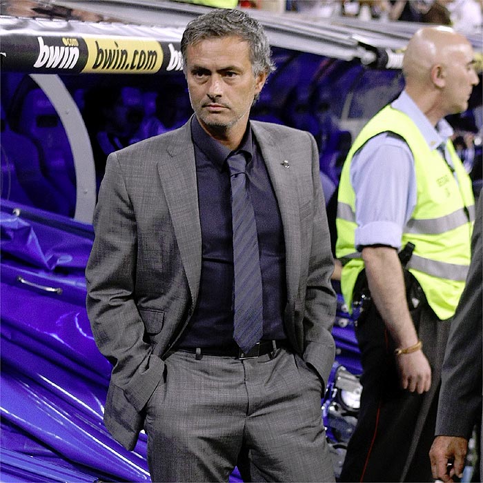 Hubo riña de Mourinho en el descanso