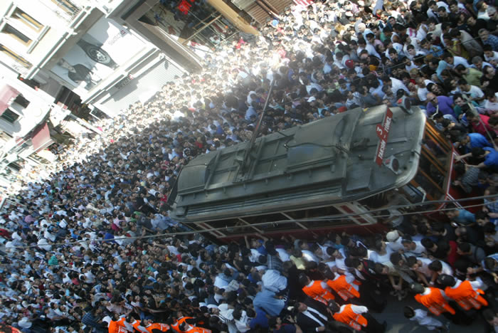 Cristiano colapsó Estambul