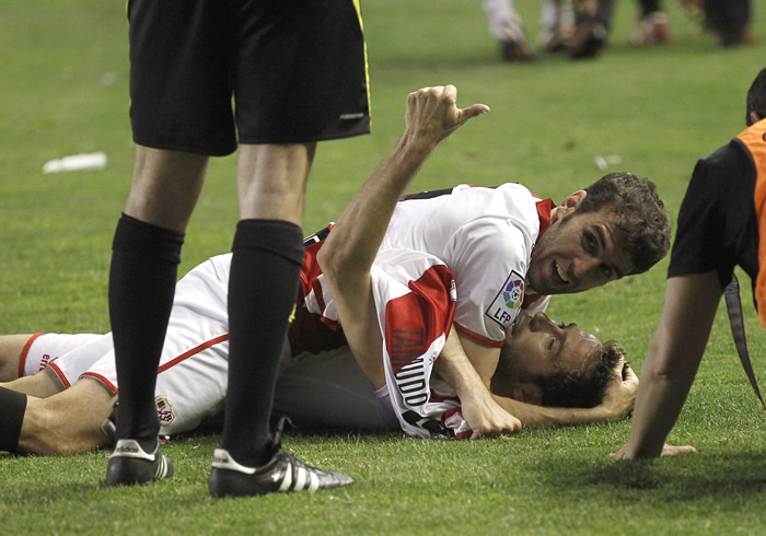 El Rayo se salvó en el 91'