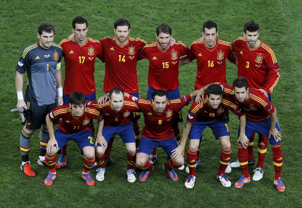 Diez españoles en el equipo ideal de la Eurocopa 2012