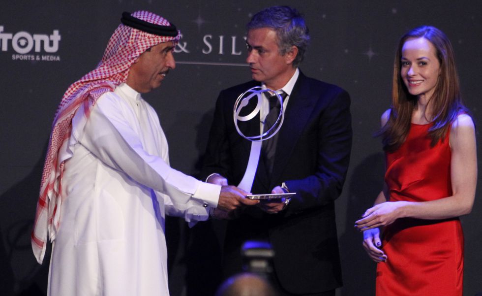 Mourinho ganó el 'Globe Soccer' al mejor técnico del año