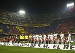 Vigésimo cruce copero entre el Real Madrid y el Barcelona