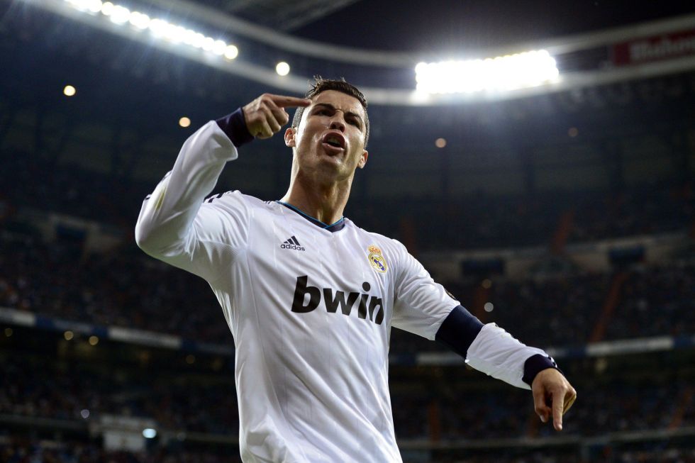 Cristiano Ronaldo celebró el 2-1 al grito de "Yo aquí, yo aquí"