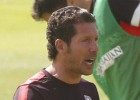 Simeone probó con el once que podría jugar la final de Copa