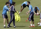 Özil e Higuaín se unieron hoy al grupo; Ramos sigue al margen