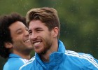 Ramos y Marcelo vuelven a entrenarse con el grupo
