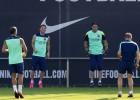 El Barcelona se entrena a la espera del Tata Martino