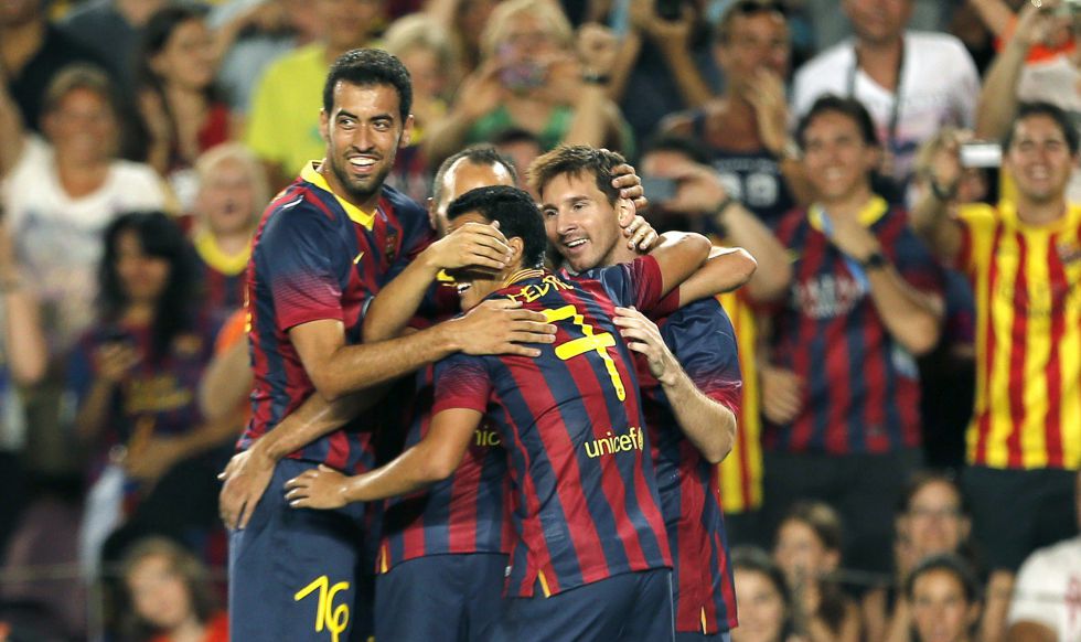 A la gran fiesta del Barcelona sólo le faltó el gol del Neymar
