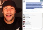 Y en mitad de la tormenta culé, Neymar sonríe en Instagram