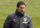 Simeone ensaya con Raúl García pero sin Villa ni Diego