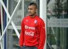 Chile ya entrena con todos sus convocados, incluido Vidal