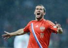 Rusia rompe el muro eslovaco con un gol de Kerzhakov
