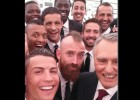El 'selfie' de la selección portuguesa y Cavaco Silva