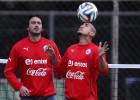 Arturo Vidal se entrena con el grupo antes de viajar a Cuiabá